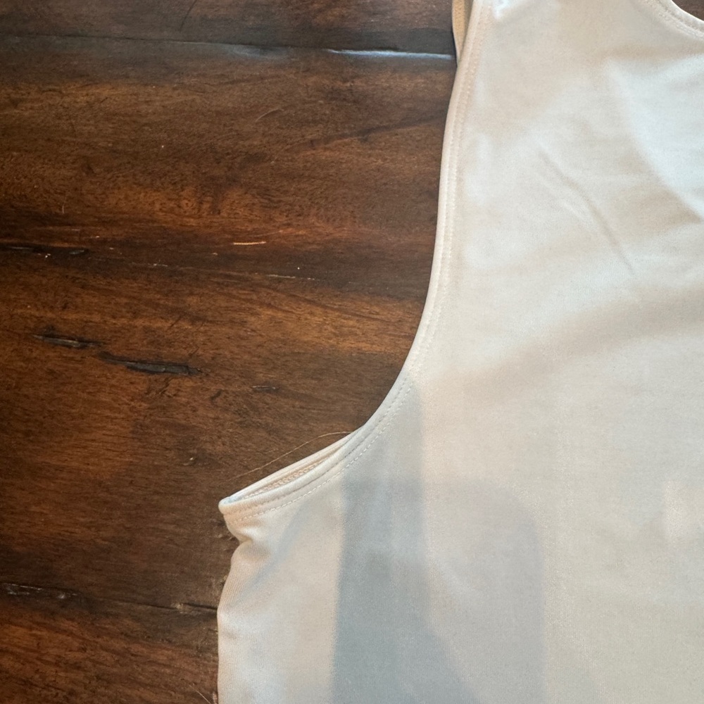 Charter Club White Tank Top- Size XL - Picture 8 of 11